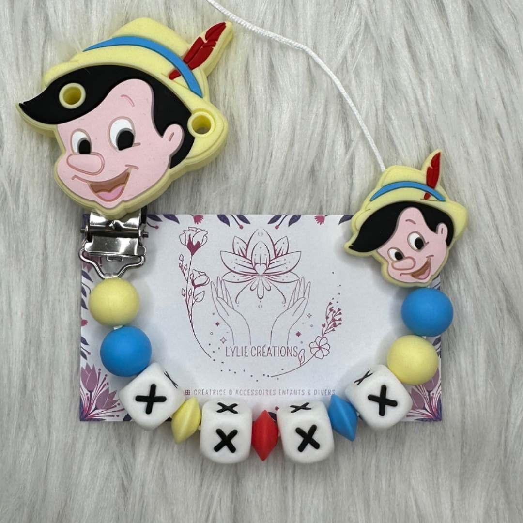 Photo Attache tétine Pinocchio