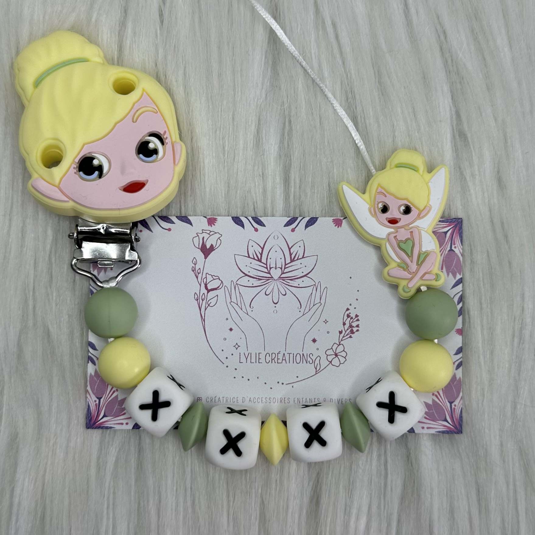 Photo Attache tétine Fée Clochette