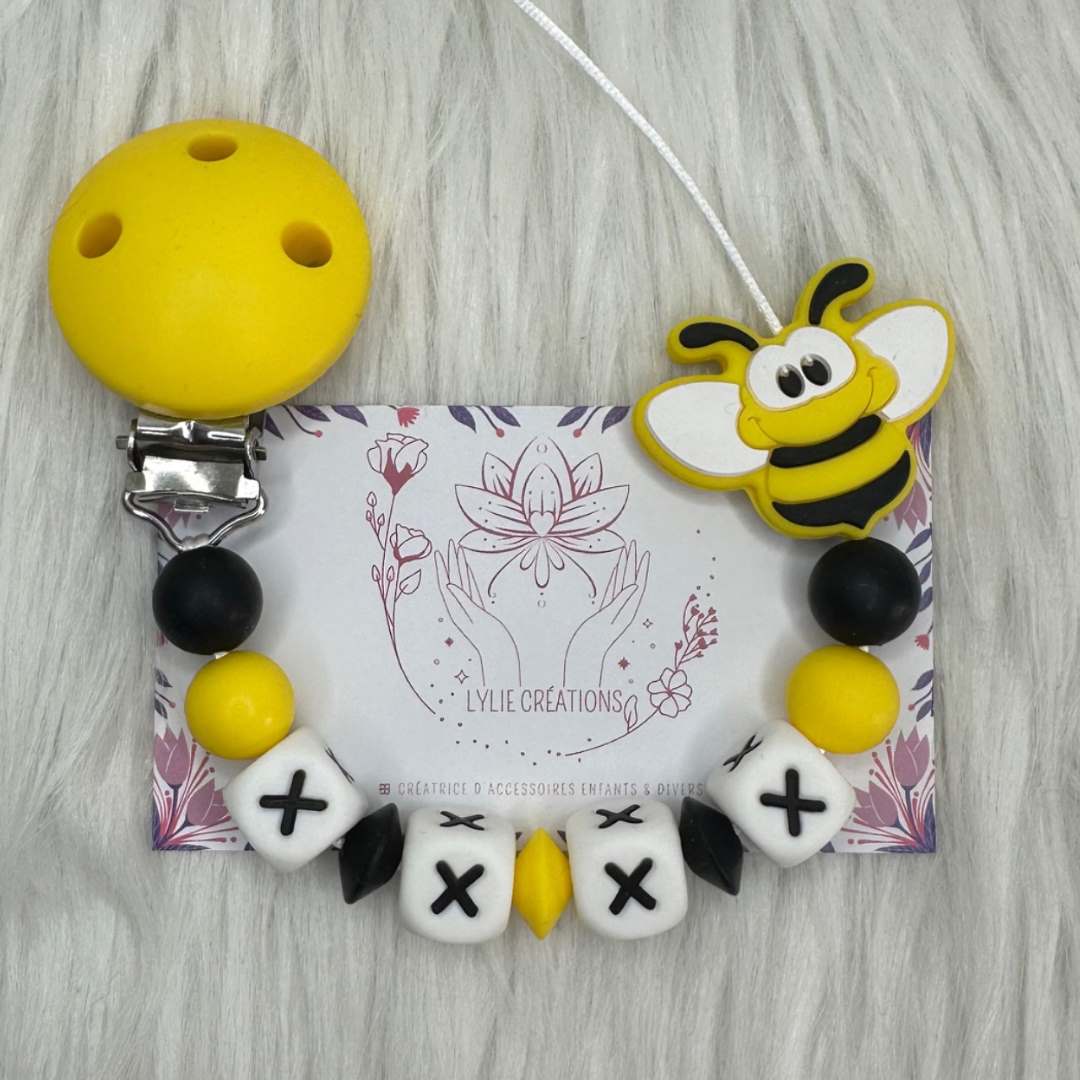 Photo Attache tétine Abeille
